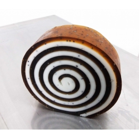 Mydło zawijas brązowo białe 100 g